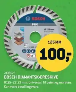 XL-BYG Bosch diamantskæreskive tilbud