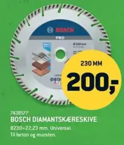 XL-BYG Bosch diamantskæreskive tilbud