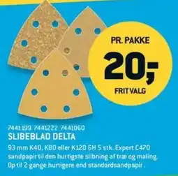 XL-BYG Slibleblad Delta tilbud