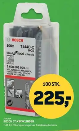 XL-BYG Bosch stiksavklinger tilbud