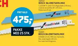 XL-BYG Bosch bajonetsavklinge tilbud