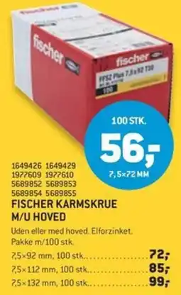 XL-BYG Fischer karmskrue tilbud