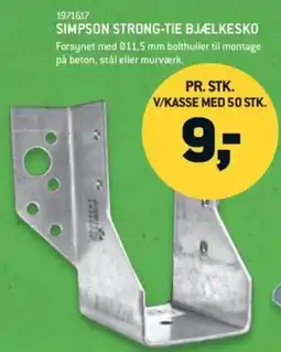 XL-BYG Simpson Strong-Tie Bjælkesko tilbud