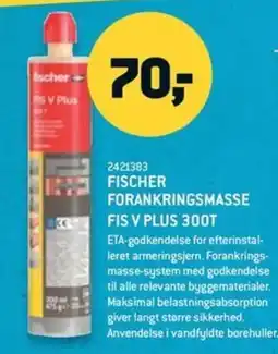 XL-BYG Fischer forankringsmasse fis v plus 300t tilbud