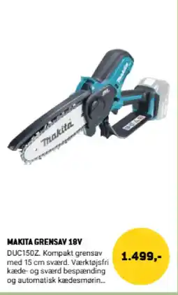 XL-BYG Makita grensav 18v tilbud