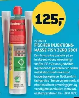 XL-BYG Fischer Injektionsmasse Fis V Zero 300T tilbud