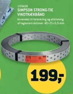 XL-BYG Simpson strong-tie vindtrækband tilbud