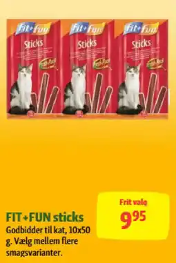 Maxi Zoo Fit+fun sticks tilbud