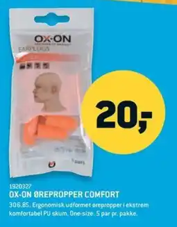 XL-BYG Ox-on ørepropper comfort tilbud