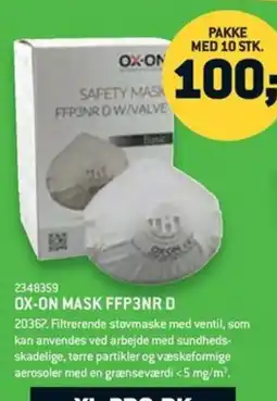 XL-BYG Ox-on mask ffp3nr d tilbud
