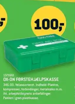 XL-BYG Ox-on førstehjælpskasse tilbud