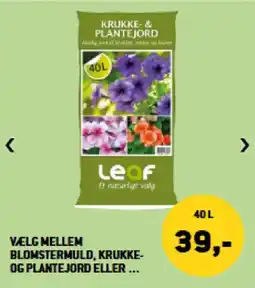 XL-BYG Leaf krukke- og plantejord tilbud