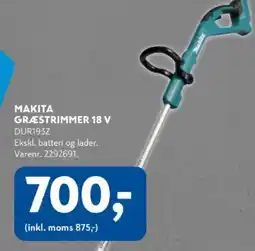 Davidsen Makita græstrimmer 18 v tilbud