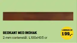 XL-BYG Bedkant med indhak tilbud