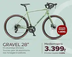 SuperBrugsen Gravel 28" tilbud