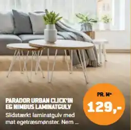 XL-BYG Parador Urban Click'in Eg Nimbus Laminatgulv tilbud