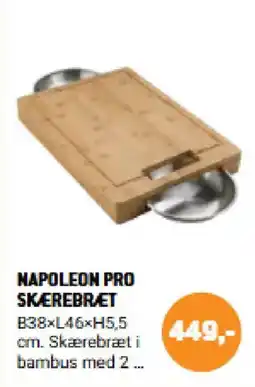 XL-BYG Napoleon Pro skærebræt tilbud