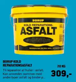 XL-BYG Borup kold reparationsasfalt tilbud