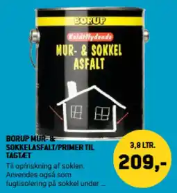 XL-BYG Borup mur- & sokkelasfalt/primer til tagtæt tilbud