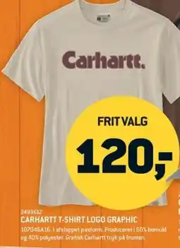 XL-BYG Carhartt t-shirt logo graphic tilbud