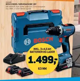 XL-BYG Bosch bore-skruemaskine 18v tilbud