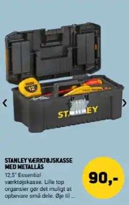 XL-BYG Stanley værktøjskasse med metallås tilbud