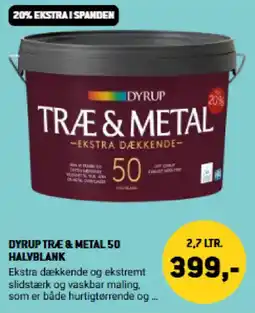 XL-BYG Dyrup Træ & Metal 50 tilbud