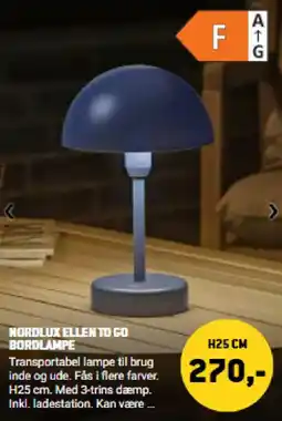 XL-BYG Nordlux Ellen To Go Bordlampe tilbud