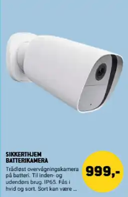 XL-BYG Sikkerthjem batterikamera tilbud