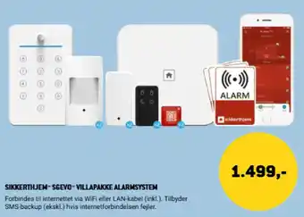 Sikkerthjem S6EVO Villapakke Alarmsystem