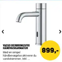 XL-BYG Vasso berøringsfri håndvaskarmatur tilbud