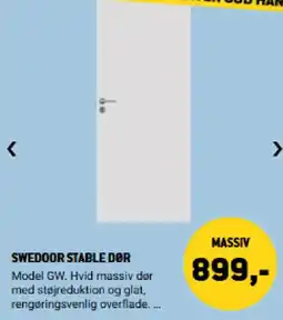 XL-BYG Swedoor stable dør tilbud