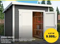 XL-BYG Bygnordic Sibba Skur tilbud