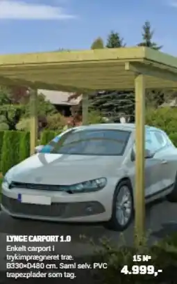 XL-BYG Lynge Carport 1.0 tilbud