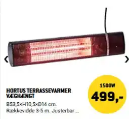 XL-BYG Hortus Terrassevarmer Væghængt tilbud