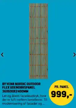XL-BYG Byvenø Nordic Outdoor Flex Udendørspanel tilbud