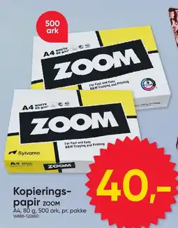 BigDollar Zoom kopieringspapir tilbud