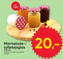 BigDollar Kotikulta marmelade-/syltetøjsglas tilbud
