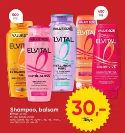 BigDollar Elvital shampoo, balsam tilbud