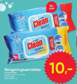 BigDollar At Home Clean Rengøringsservietter tilbud