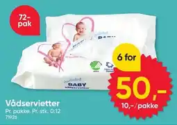 BigDollar Hudvård Baby Vådservietter tilbud