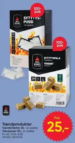 BigDollar Bbq King tændprodukter tilbud