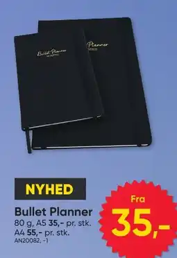 BigDollar Bullet Planner tilbud