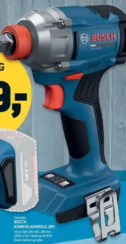 XL-BYG Bosch kombislagnøgle 18v tilbud