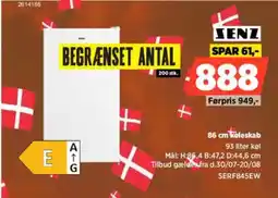 Power Senz 86 cm Køleskab tilbud