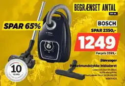 Power Bosch Støvsuger Parketmundstykke inkluderet tilbud