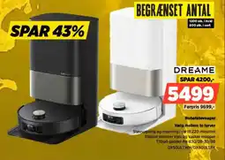 Power Dreame Robotstøvsuger Vælg mellem to farver tilbud