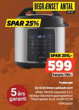 Power Trykkoger Op til 24 timers udskudt start tilbud