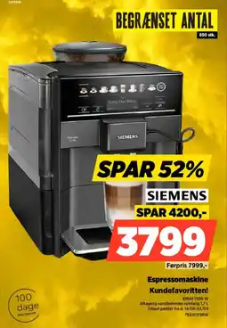 Power Siemens Espressomaskine Kundefavoritten! tilbud