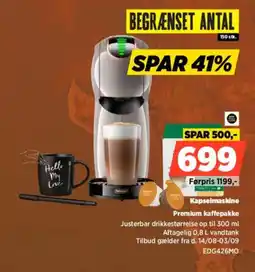 Power Kapselmaskine Premium kaffepakke tilbud